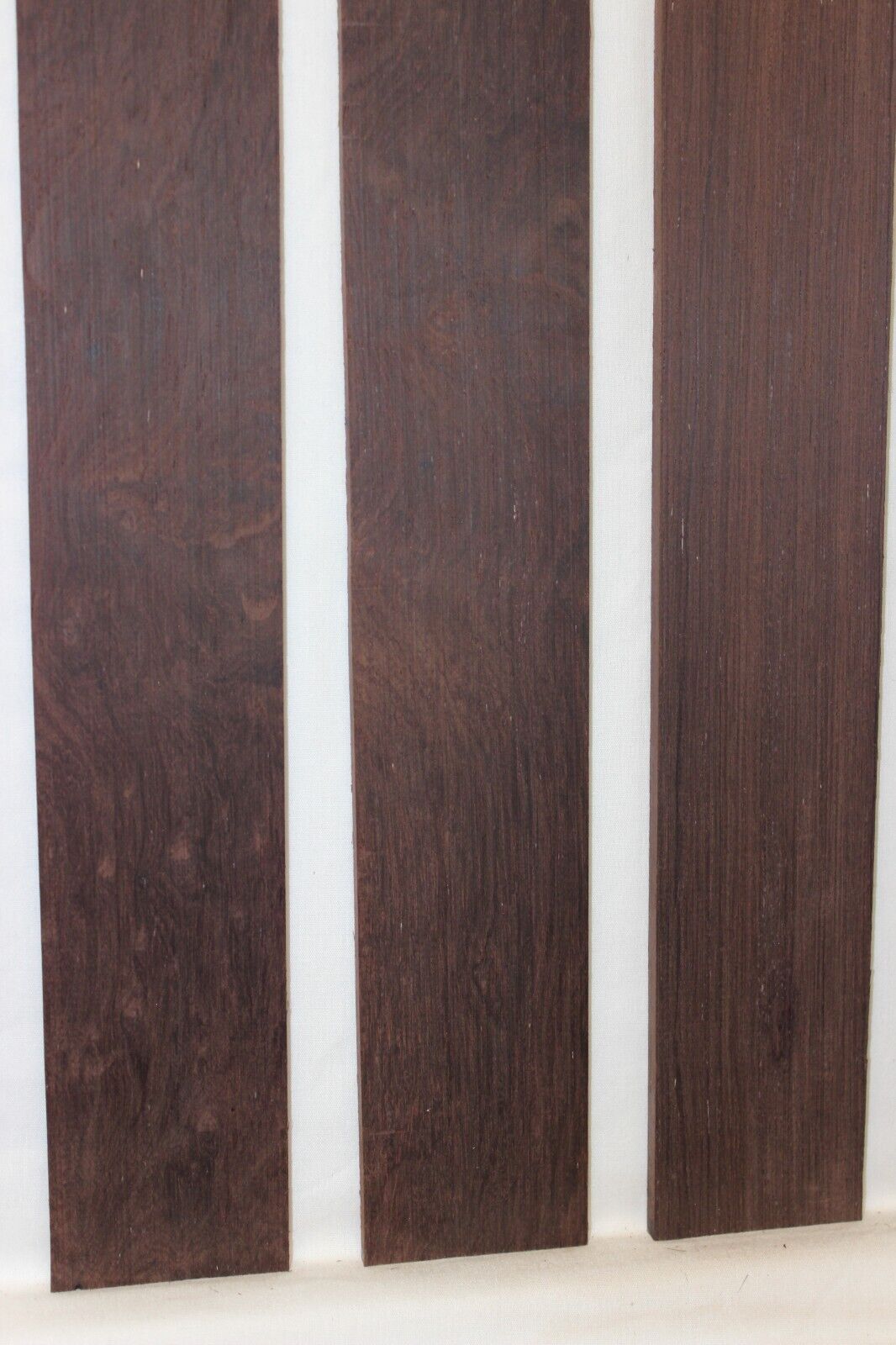 Madagascar rosewood guitar fingerboard blanks. B grade, minor flaws