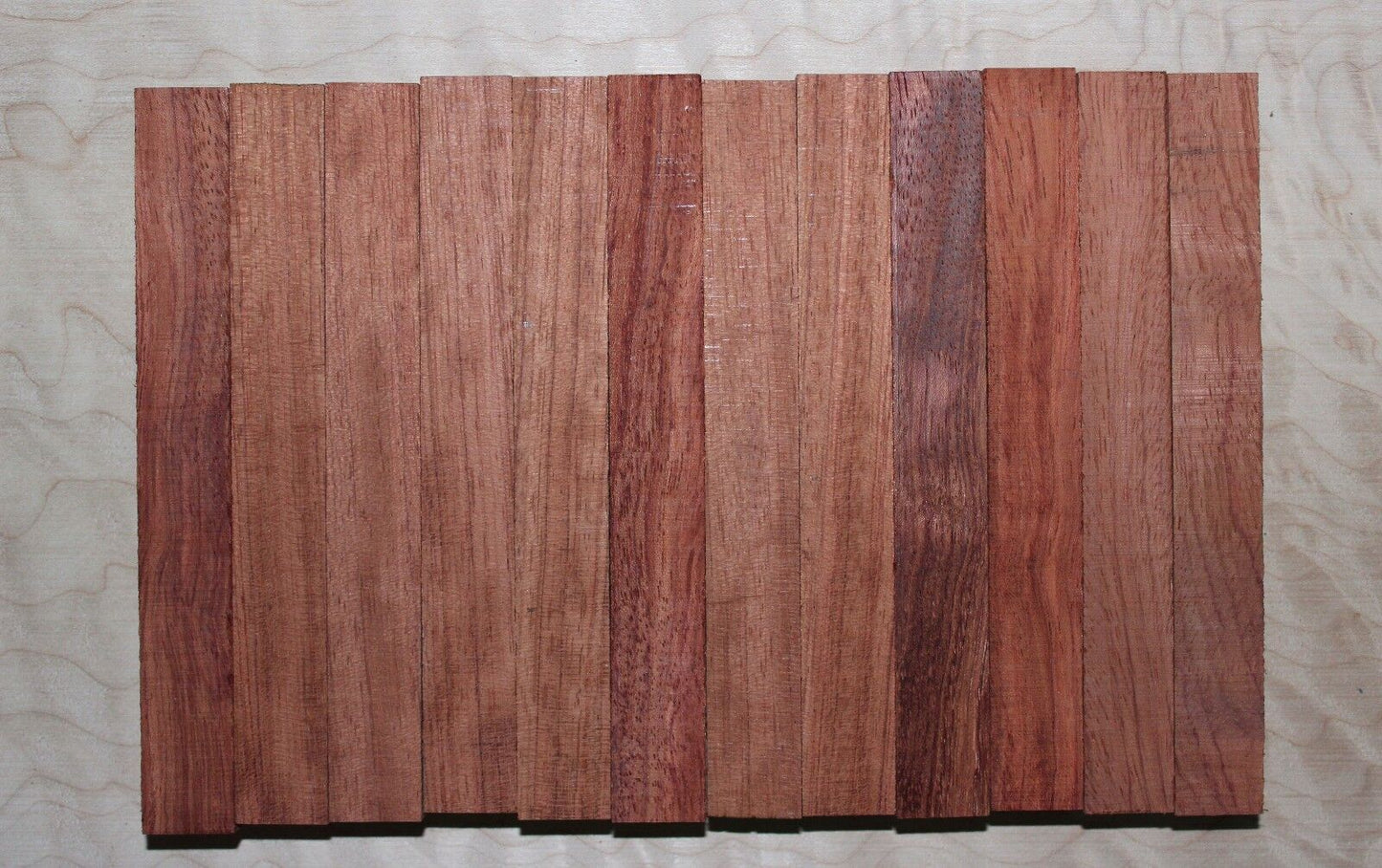 Bubinga pen blanks, 3/4 X 3/4 X 6". 12 pack with free shipping.