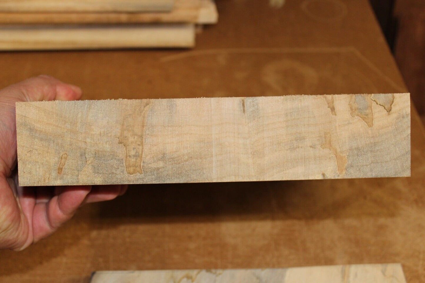 Ambrosia silver maple bowl blank 10 X 10 X 2.125"