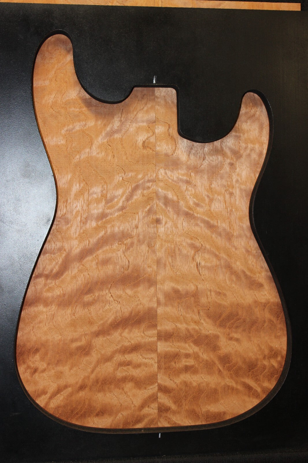 Figured spanish cedar guitar top. 0.42" thick