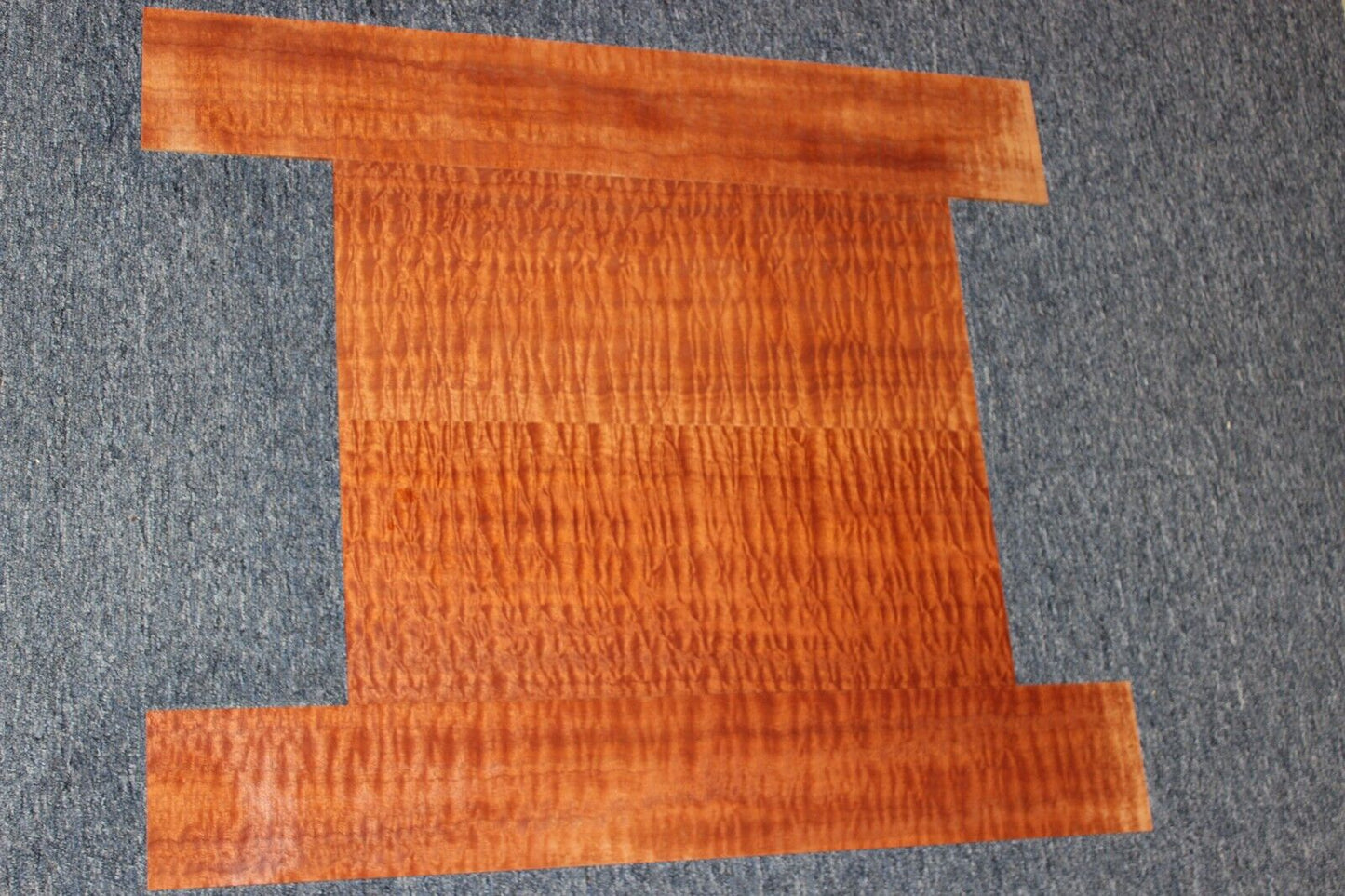 Quilted sapele mahogany dreadnought back and side set. Master grade, stunning!