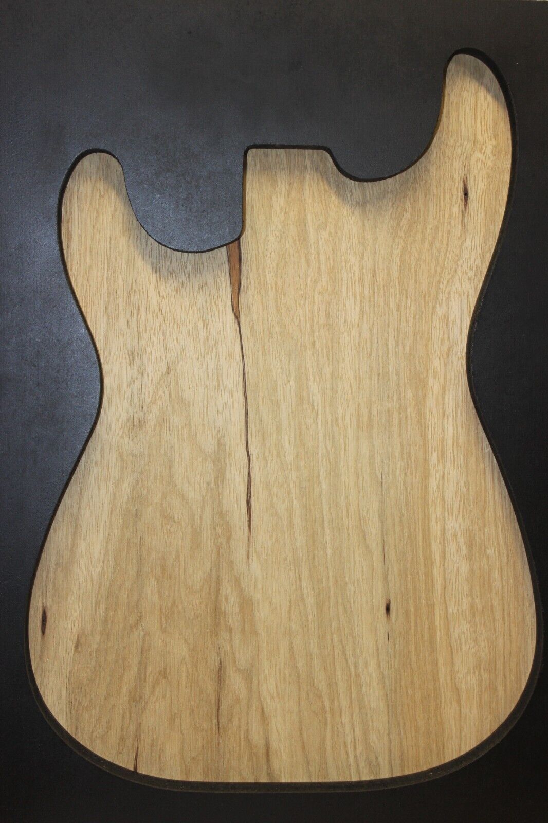 Black limba / korina one piece guitar body blank