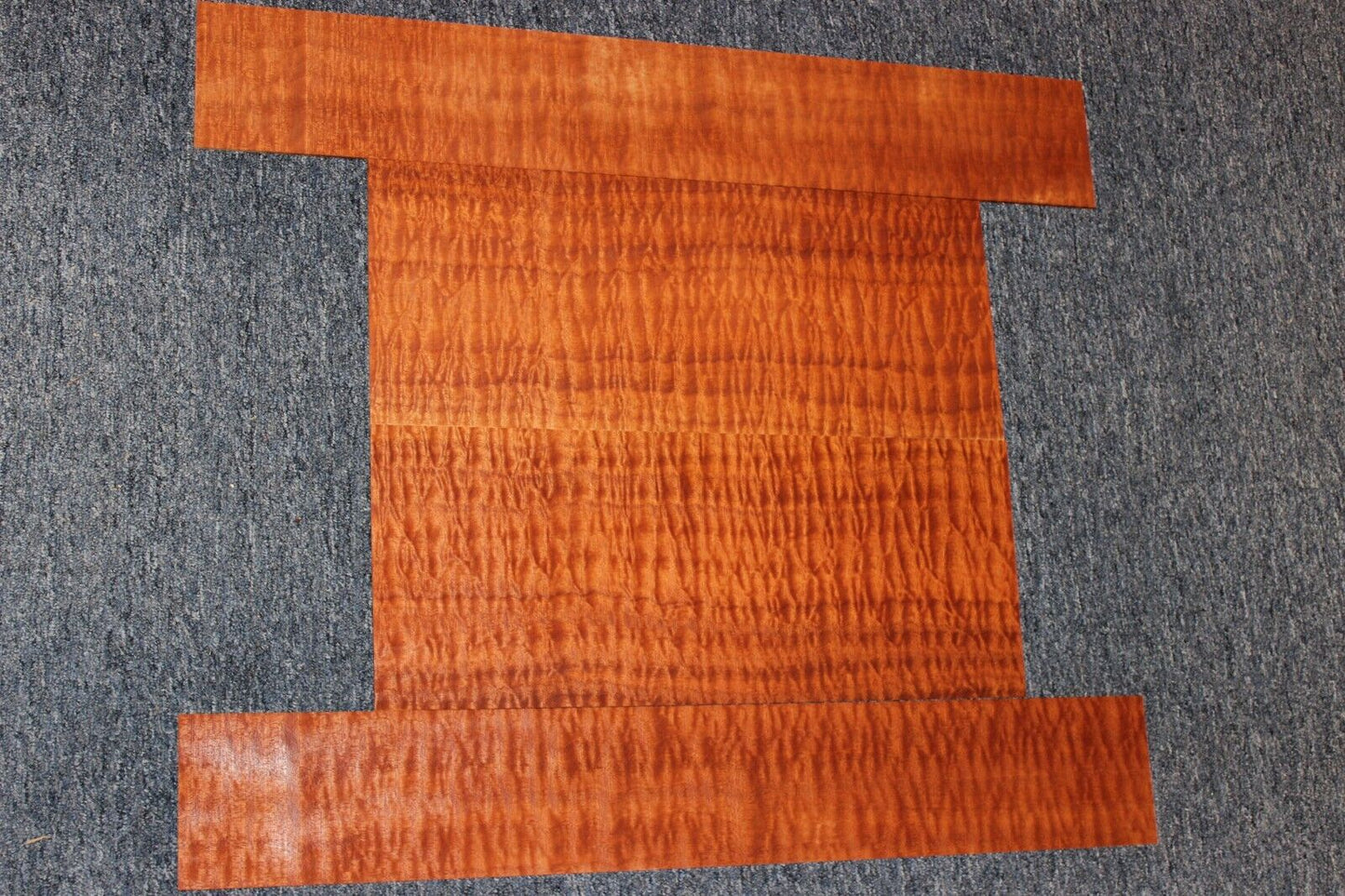 Quilted sapele mahogany dreadnought back and side set. Master grade, stunning!