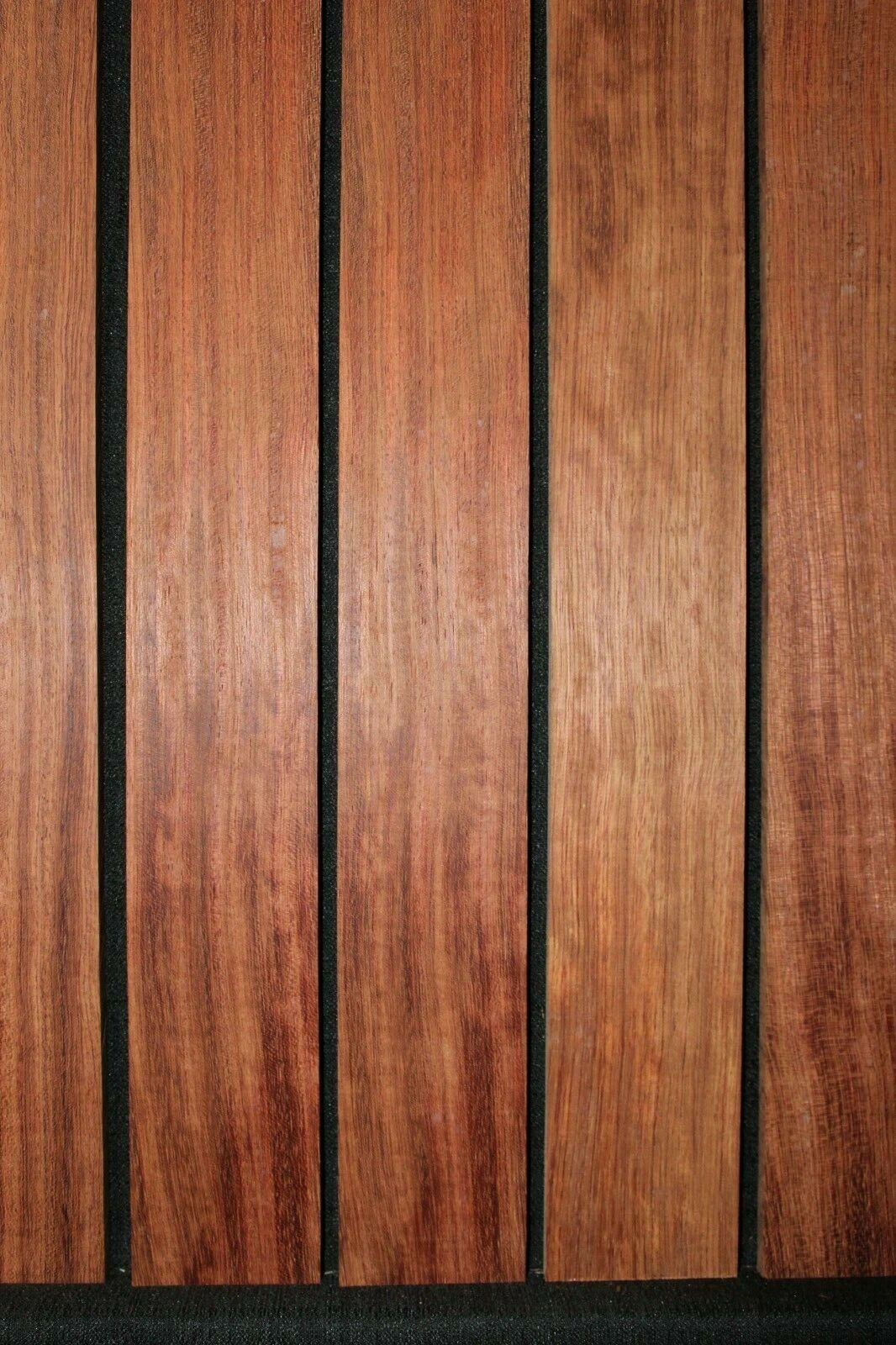 Bubinga quarter sawn guitar fingerboard blanks, sold individually.