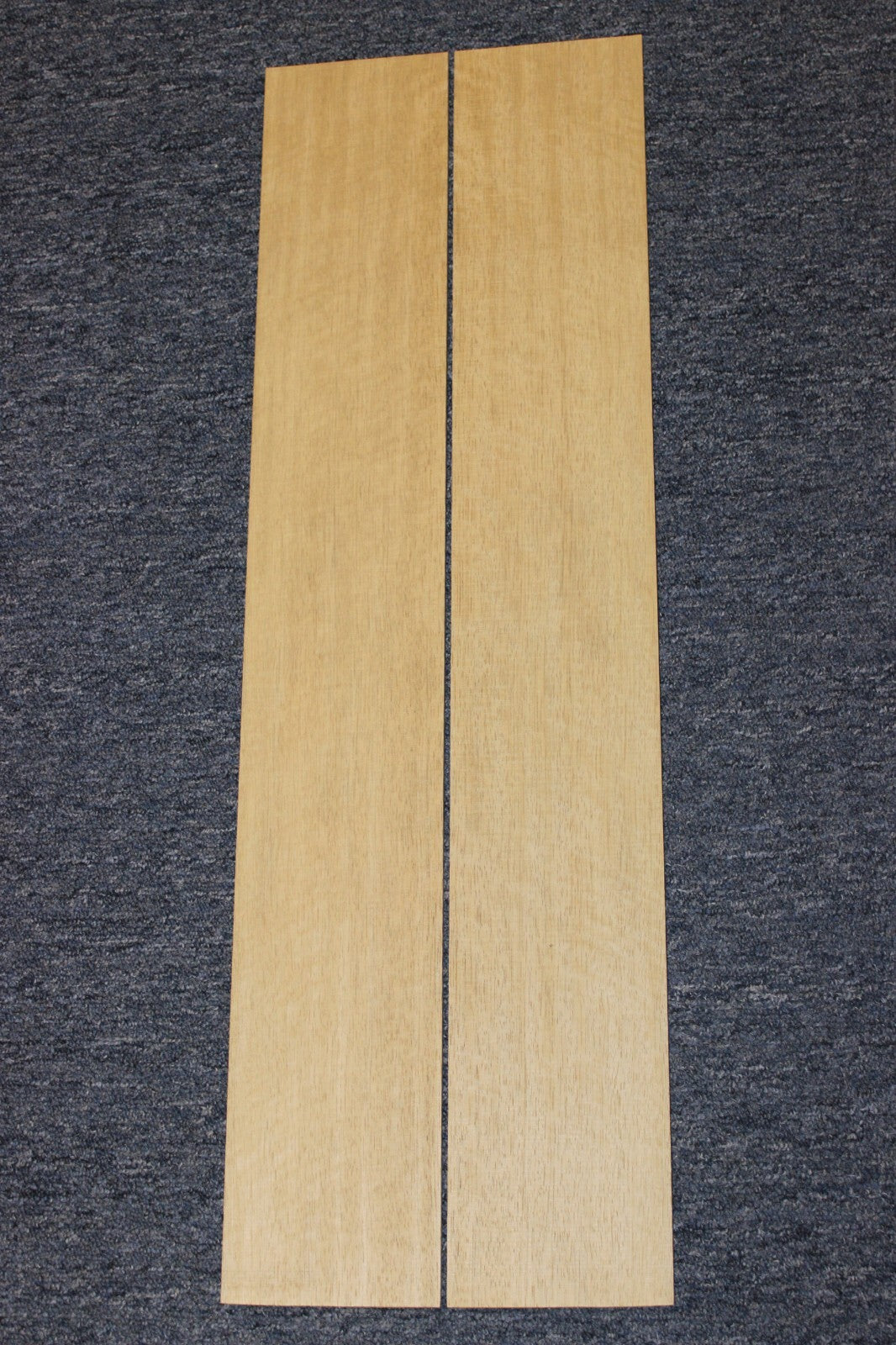 Quarter sawn white limba / korina acoustic back and side set. Dread size