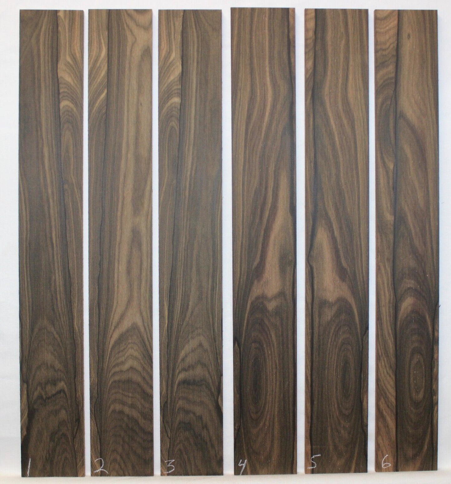 Ziricote guitar fingerboard blank. 3" wide blanks, sold individually