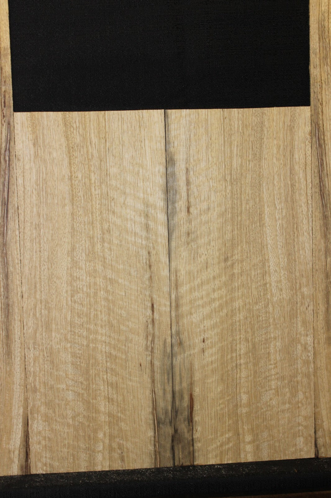 Figured limba / korina tenor ukulele back and side set.