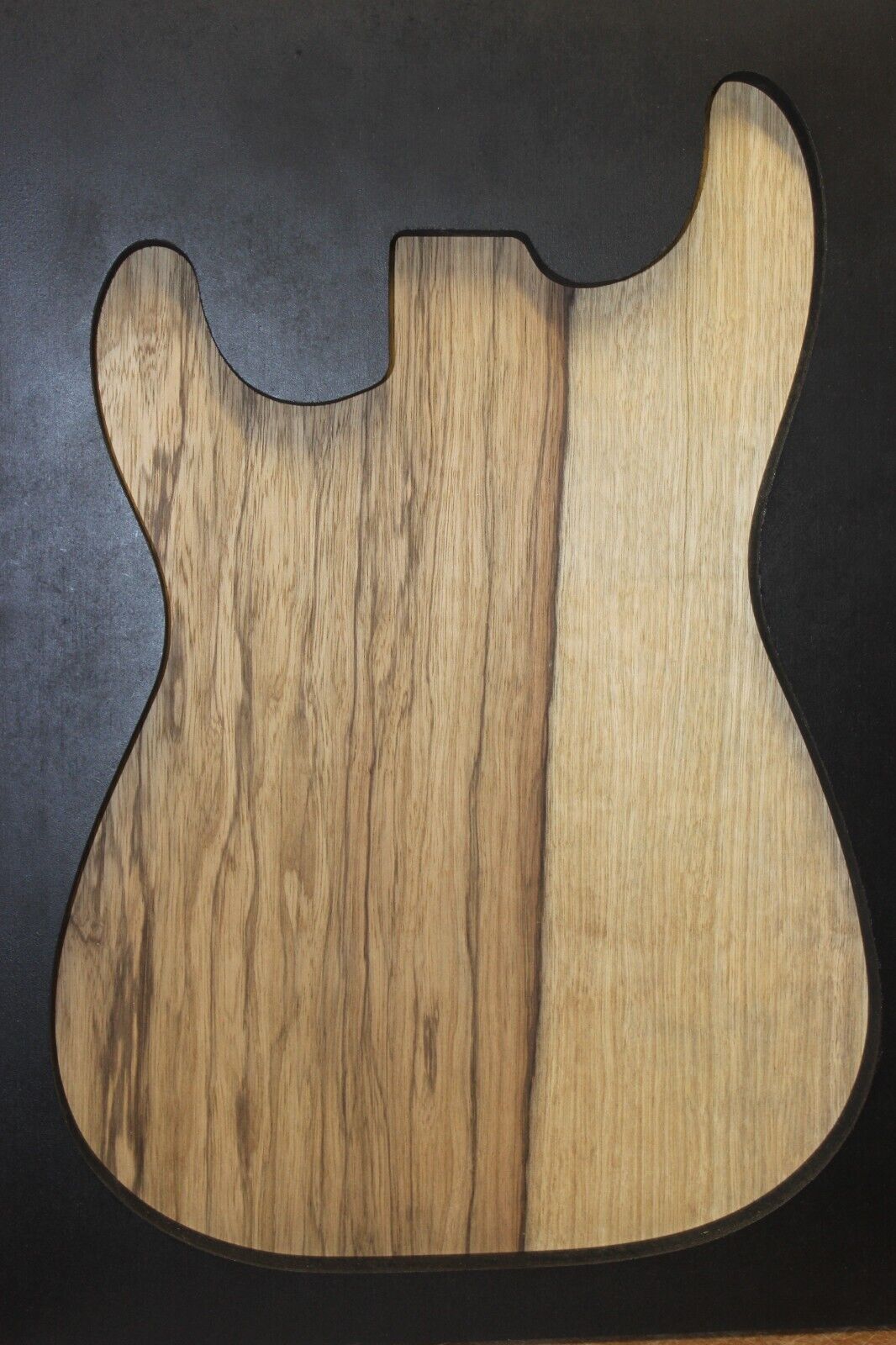 Black limba / korina one piece guitar body blank