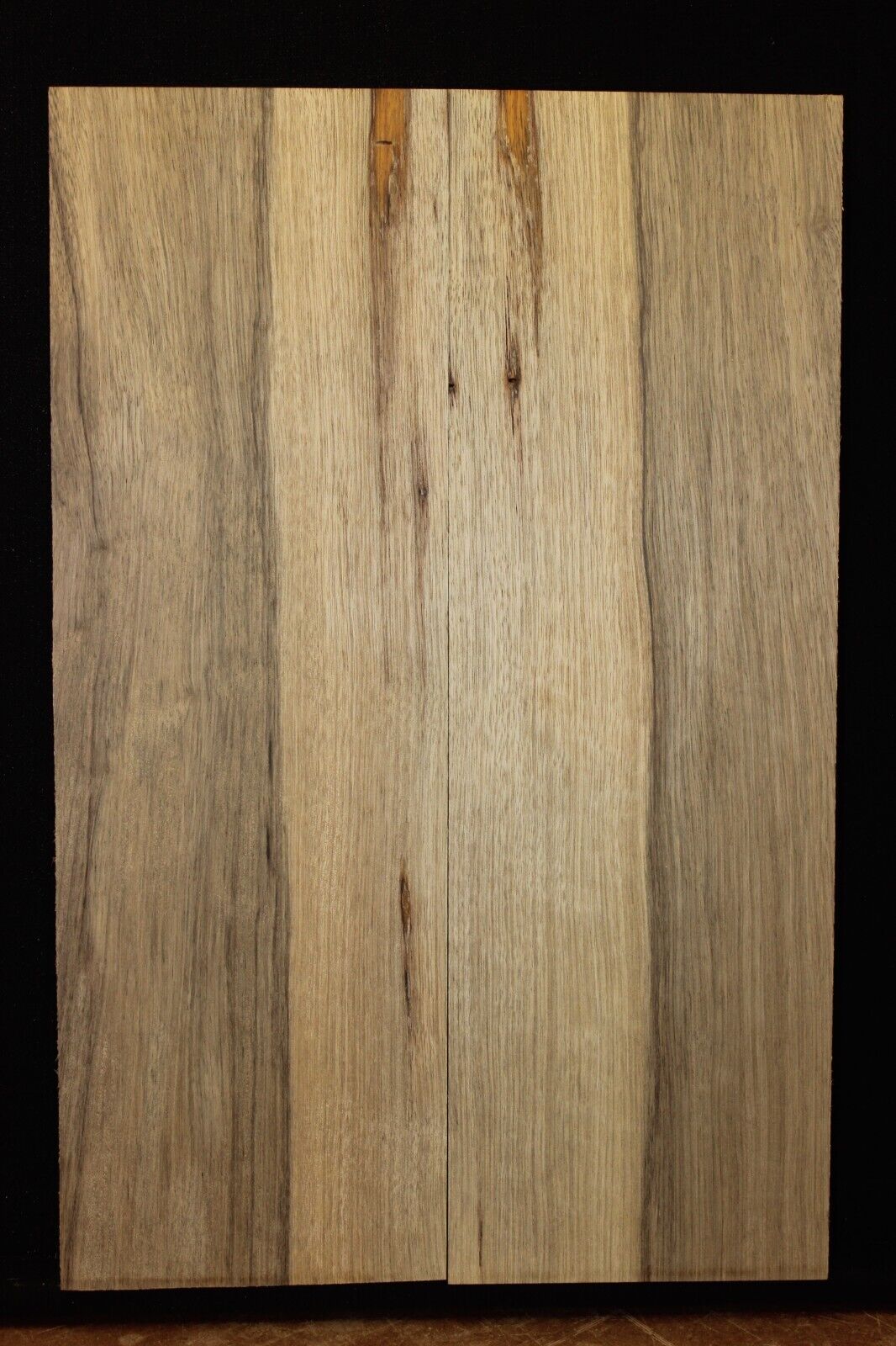 Black limba AKA korina guitar body blank 2 piece UN-GLUED. 1/4 sawn