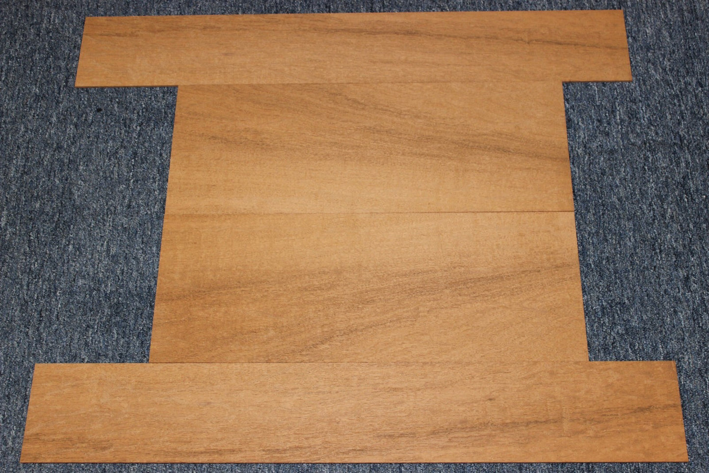 Figured genuine mahogany guitar back and side set.