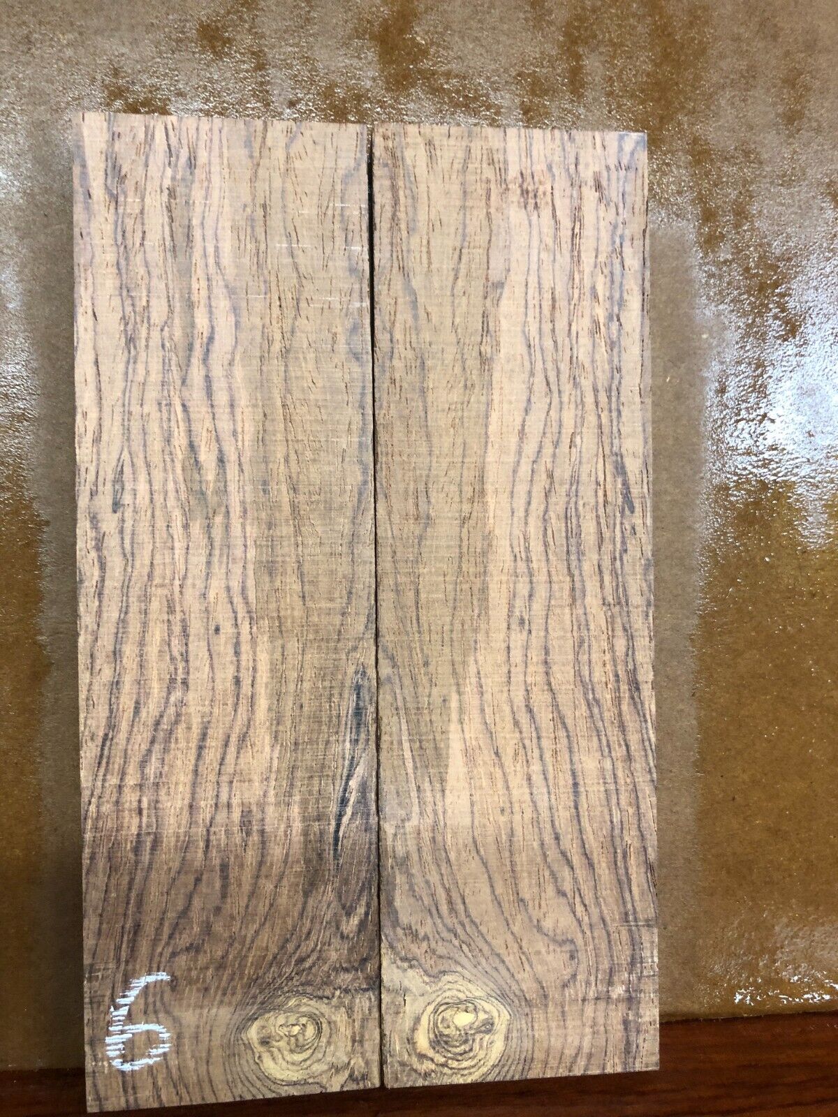 Cocobolo knife scale, gun grip. 6 X 1.75 X 0.42" you pick the set you want.