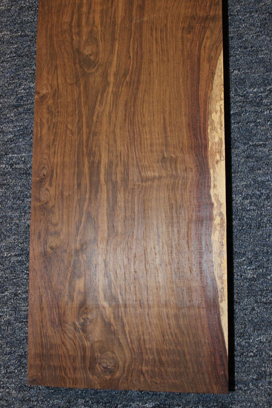 Cocobolo rosewood board 23.75 X 7.70 X 1.87"