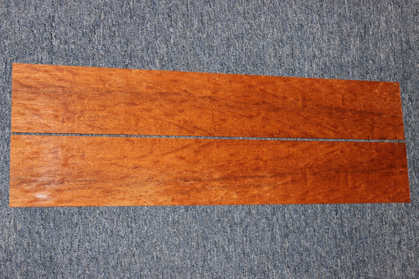 Figured genuine mahogany guitar back and side set.