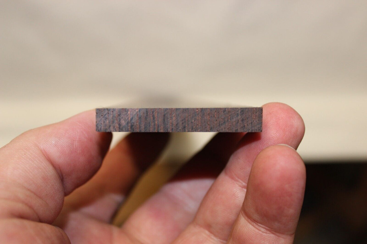 Braz rosewood banjo fingerboard blank.