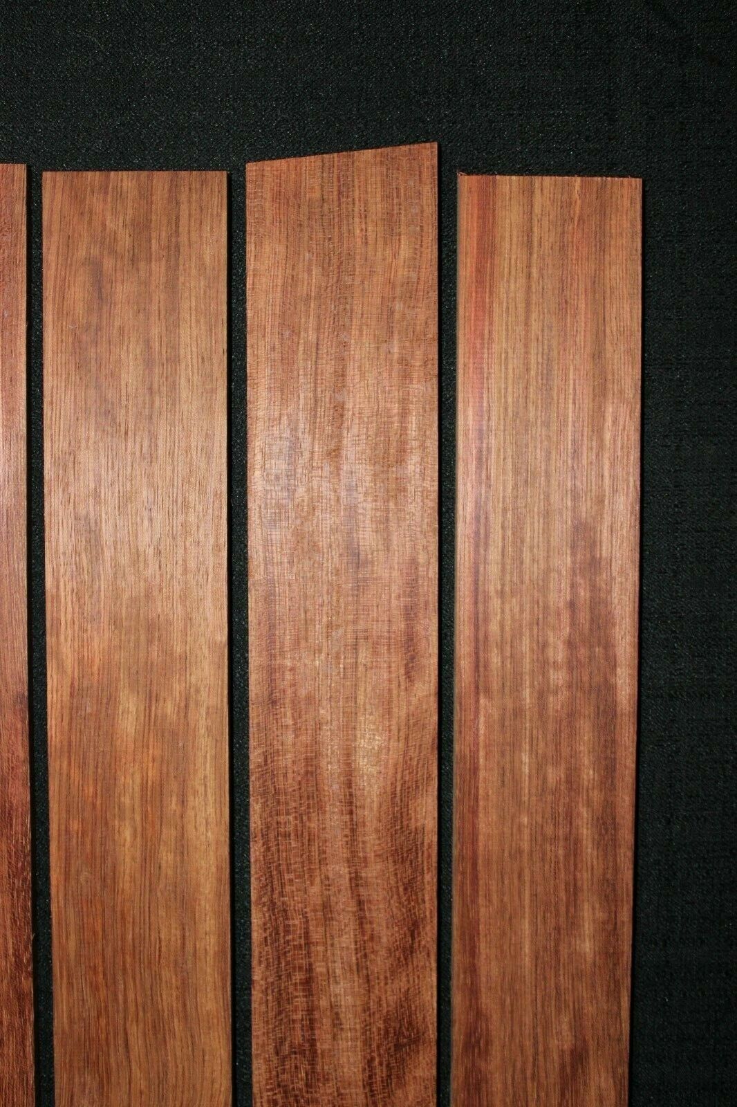 Bubinga quarter sawn guitar fingerboard blanks, sold individually.