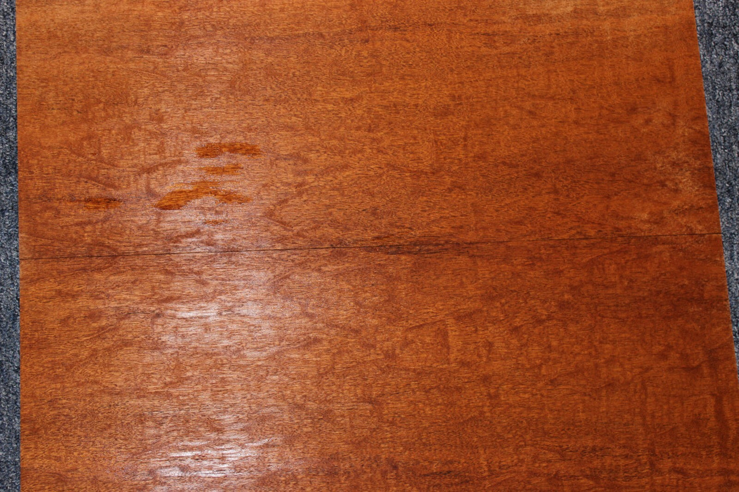 Figured genuine mahogany guitar back and side set.