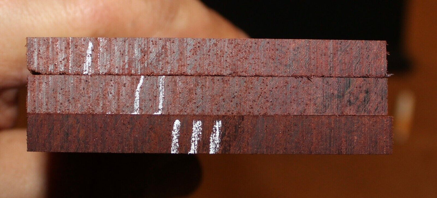 Madagascar rosewood bass fingerboard blank. Quarter sawn, sold individually