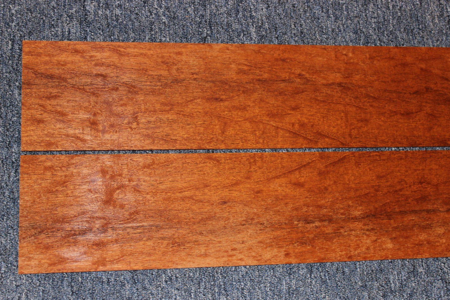 Figured genuine mahogany guitar back and side set.