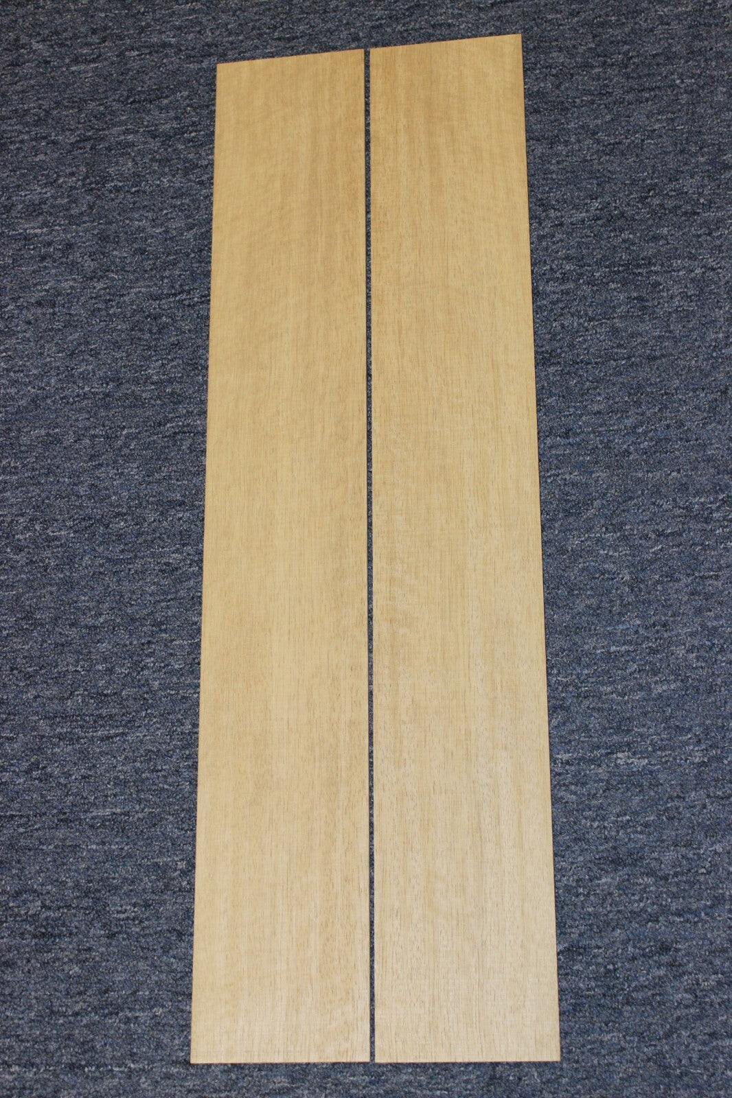 Quarter sawn white limba / korina acoustic back and side set. Dread size