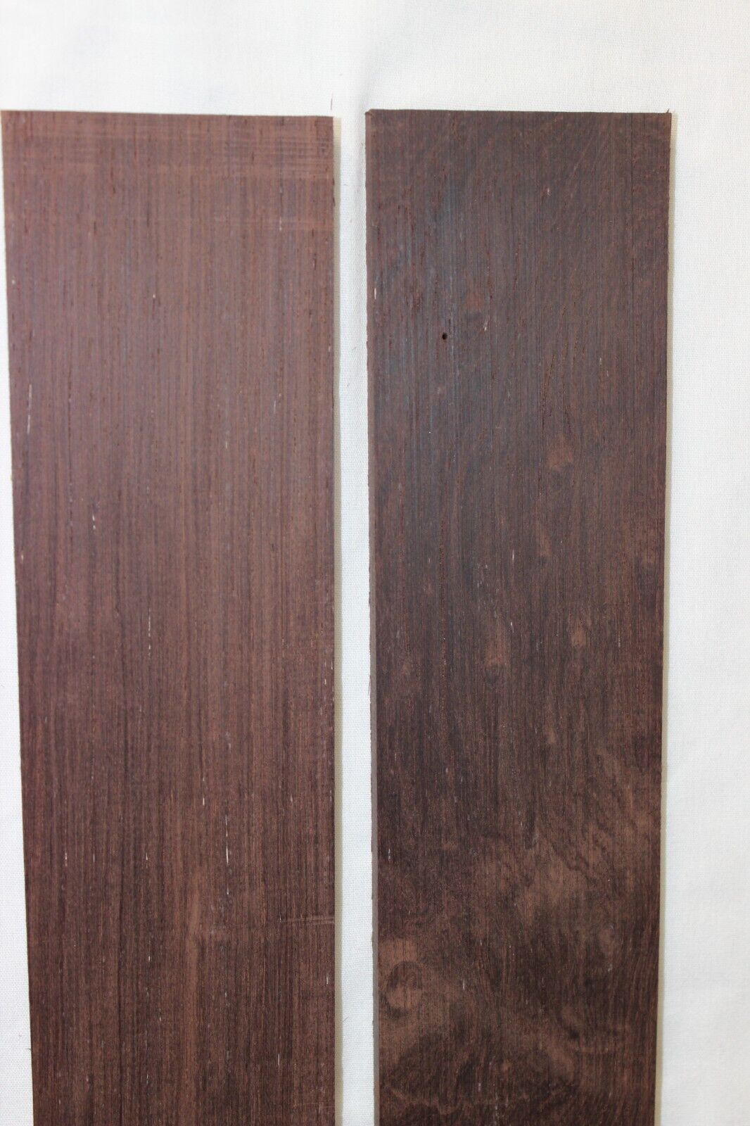 Madagascar rosewood guitar fingerboard blanks. B grade, minor flaws