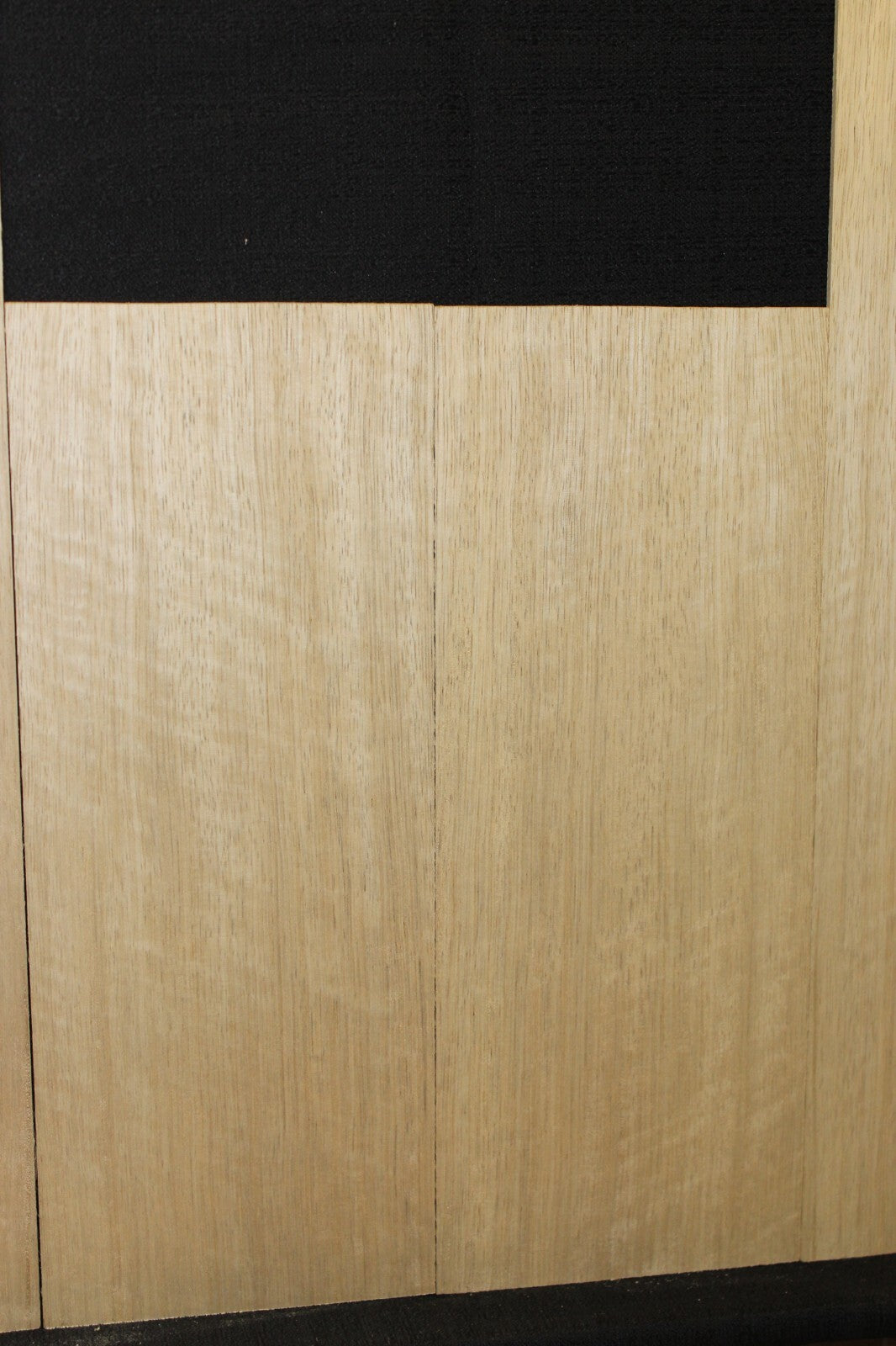 Quarter sawn white limba / korina ukulele back and side set. Tenor size