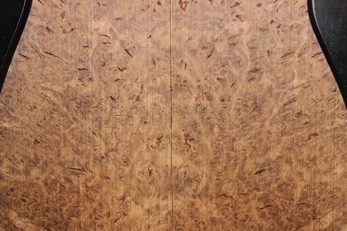 Smoked Scottish oak burl book matched guitar top. Personal stash piece.