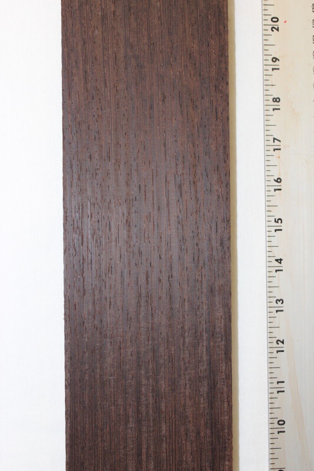 Wenge guitar neck blank. Nice straight vertical grain.