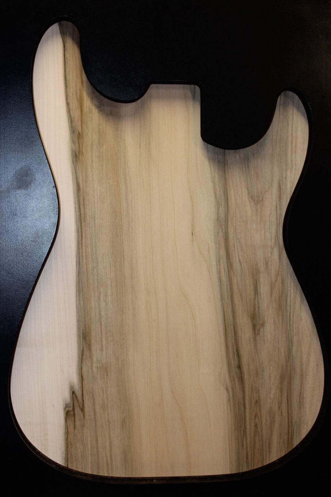 Ambrosia maple guitar body blank 1pc.