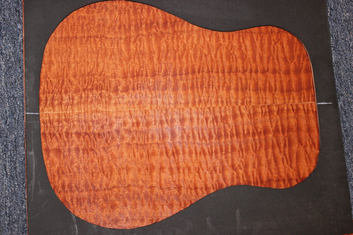 Quilted sapele mahogany dreadnought back and side set. Master grade, stunning!