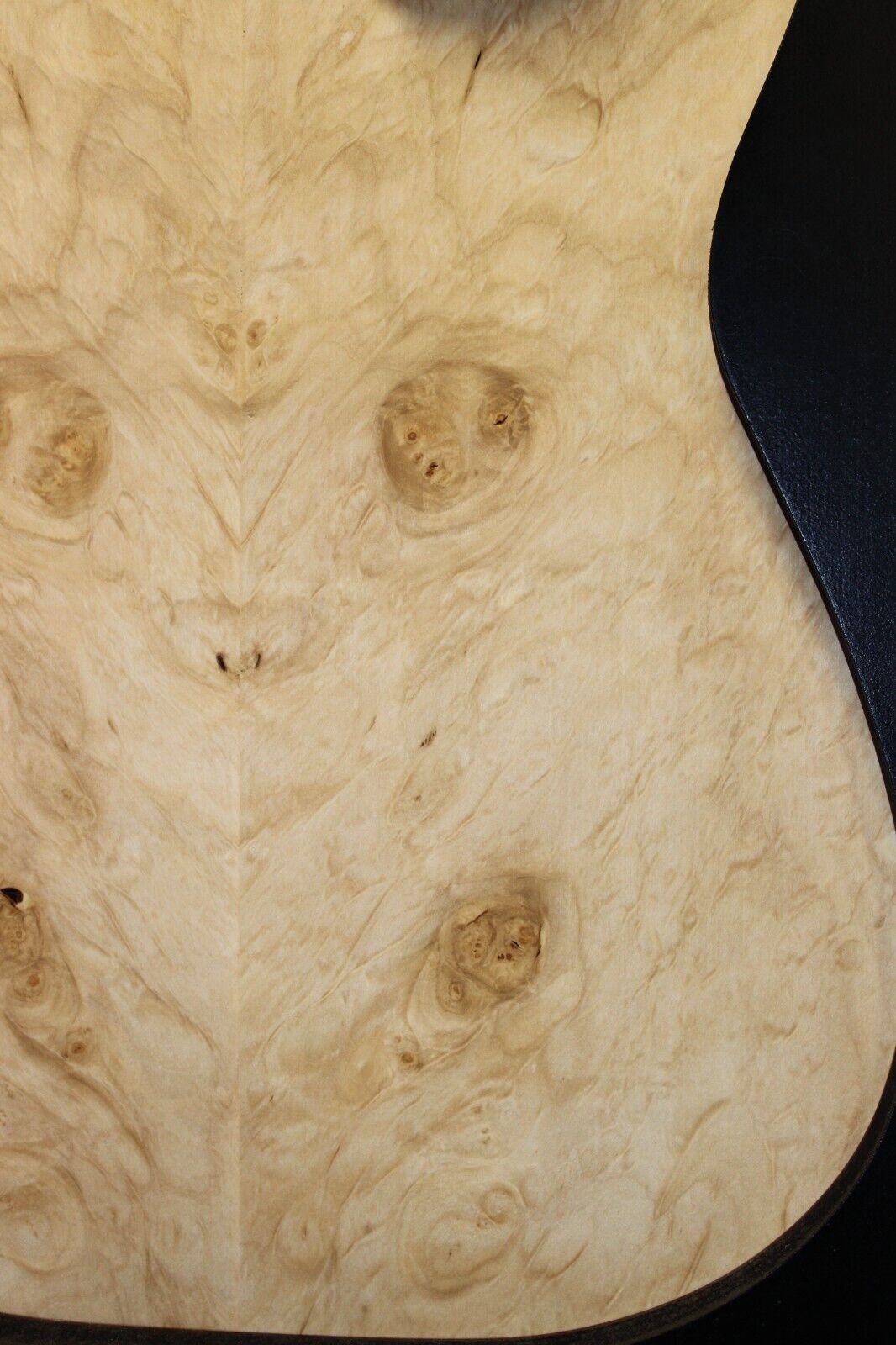 Silver maple, burl / lace figured guitar book matched top.