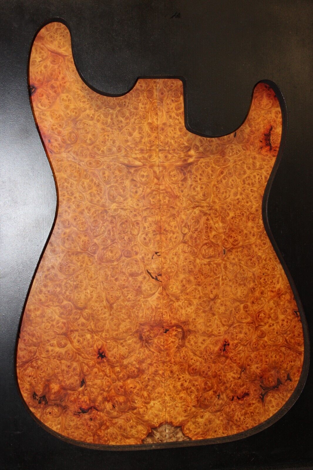 Amboyna burl book matched guitar top. Personal stash, stunning set.