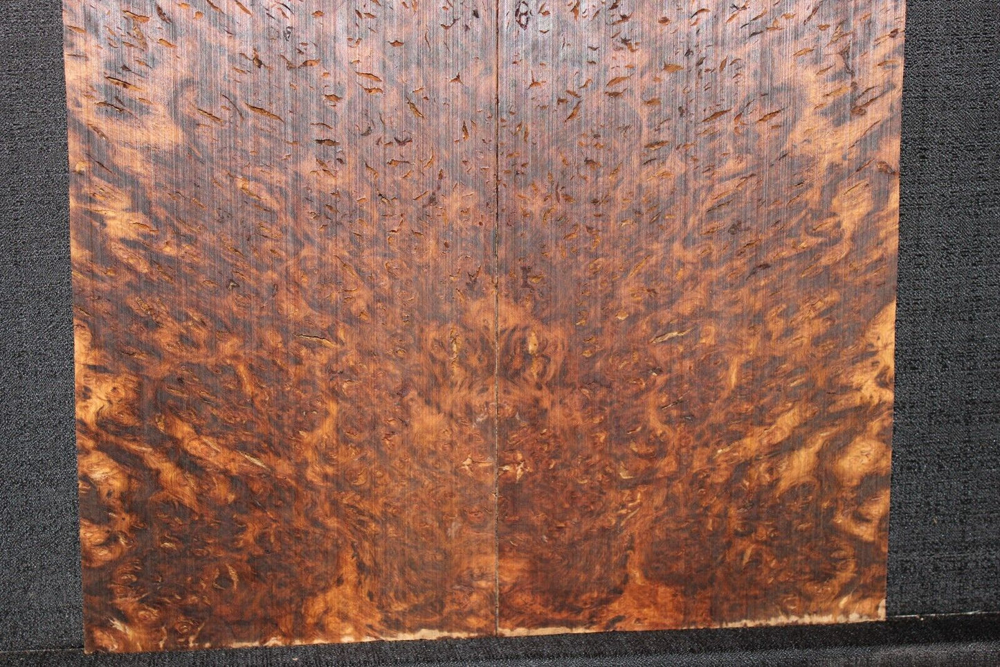 Smoked Scottish oak burl book matched guitar top. Personal stash piece.