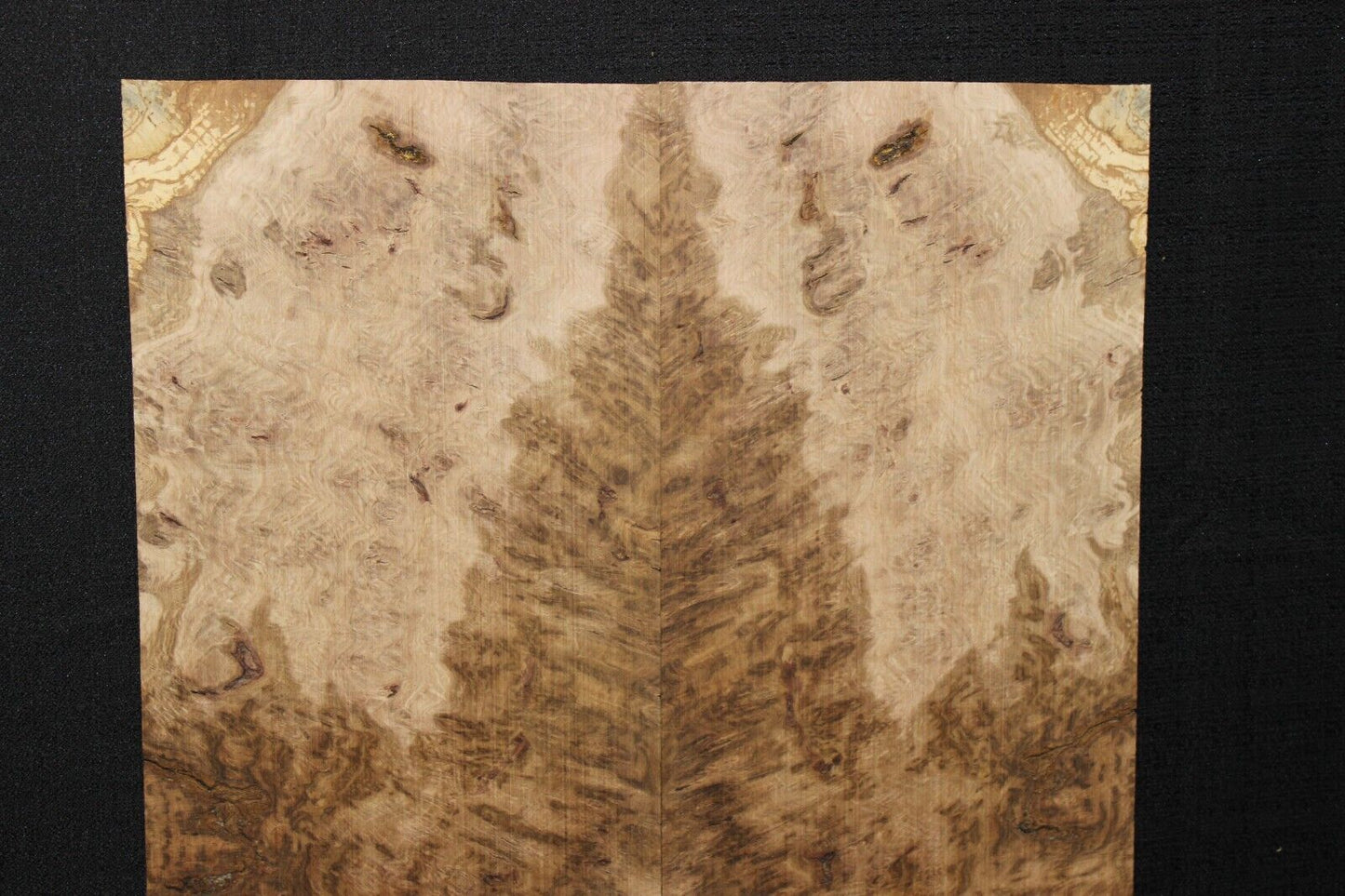 Smoked Scottish oak burl book matched guitar top. Personal stash piece.