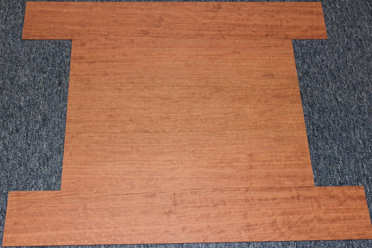 Figured bubinga dreadnought acoustic guitar back & side set. Fantastic color.