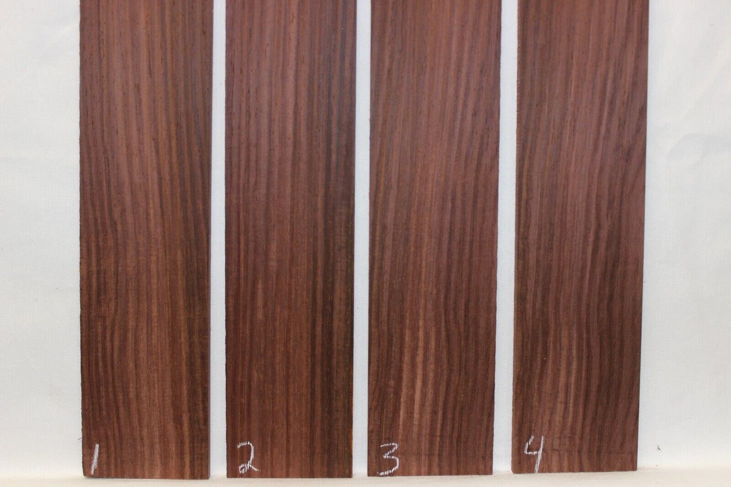 Cocobolo rosewood guitar fingerboard blank. Sold individually