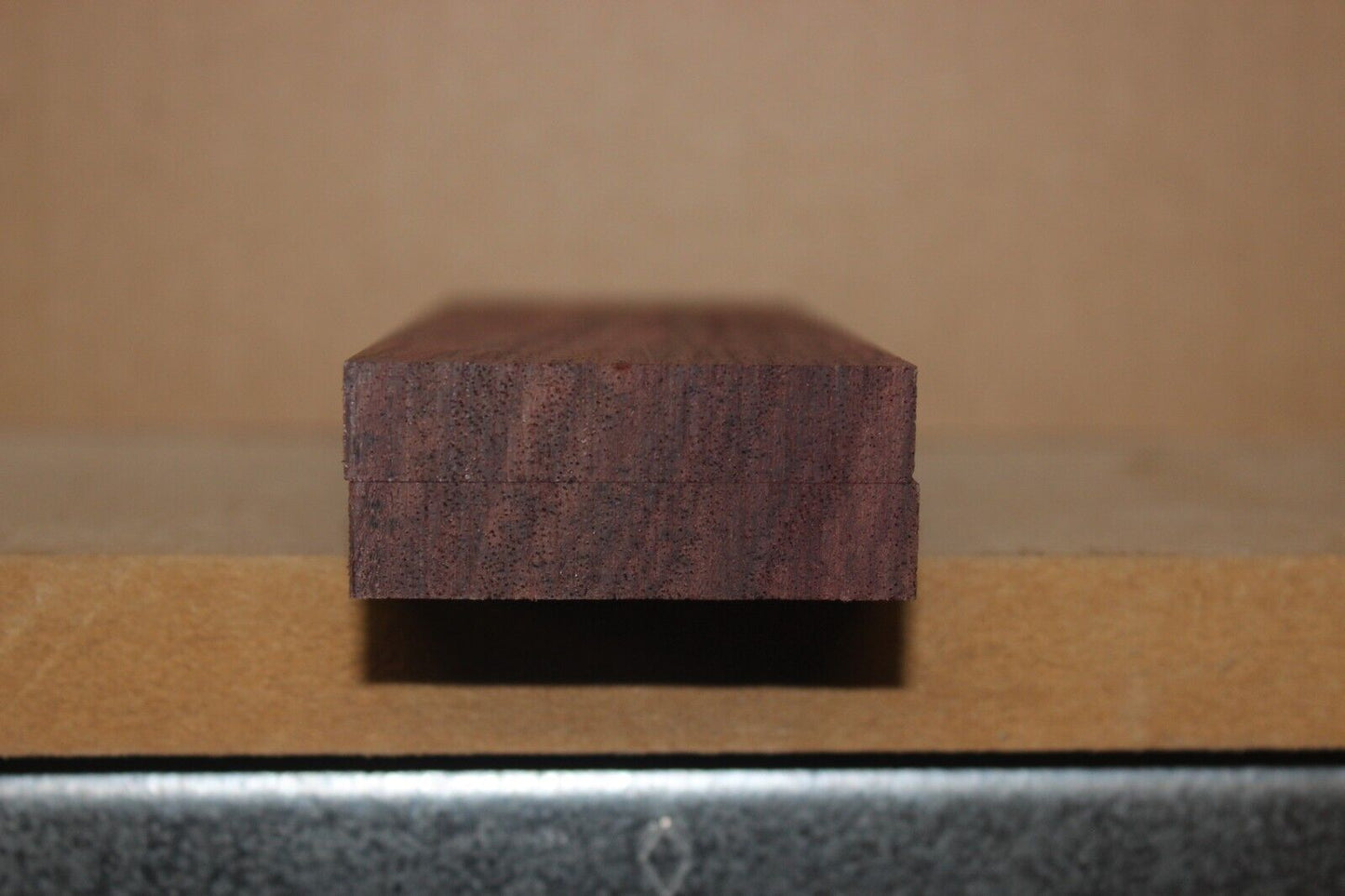 East Indian rosewood knife scale, gun grip. 5.75 X 2 X 3/8"