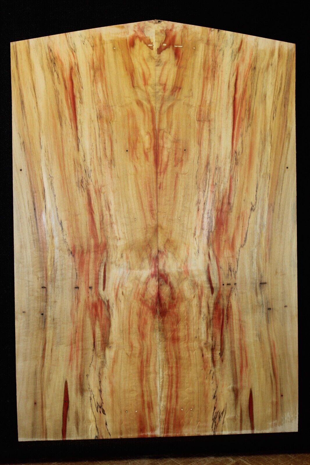 Figured box elder maple book matched guitar top. Stunning set