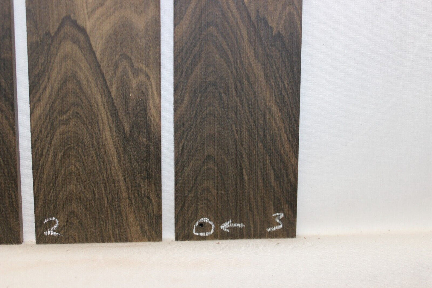 Ziricote guitar fingerboard blank. 22 X 3 X 0.30" Sold individually