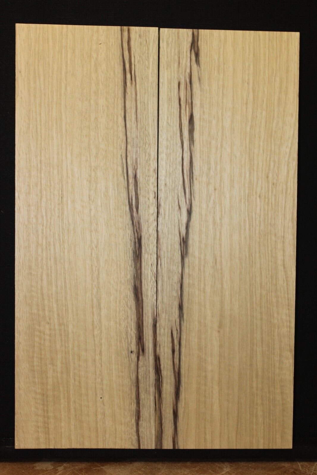 Black limba AKA korina guitar body blank 2 piece UN-GLUED.