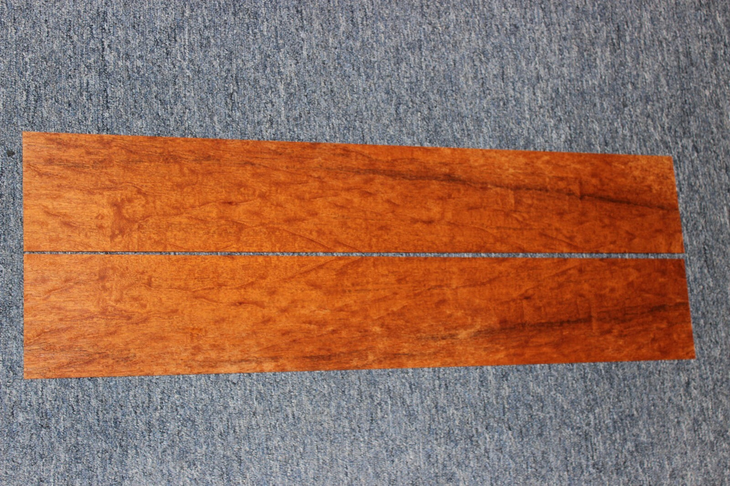 Figured genuine mahogany guitar back and side set.