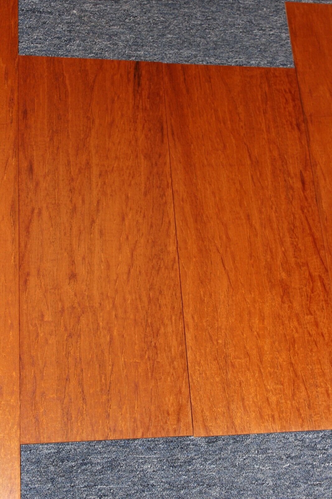 Figured genuine mahogany guitar back and side set.