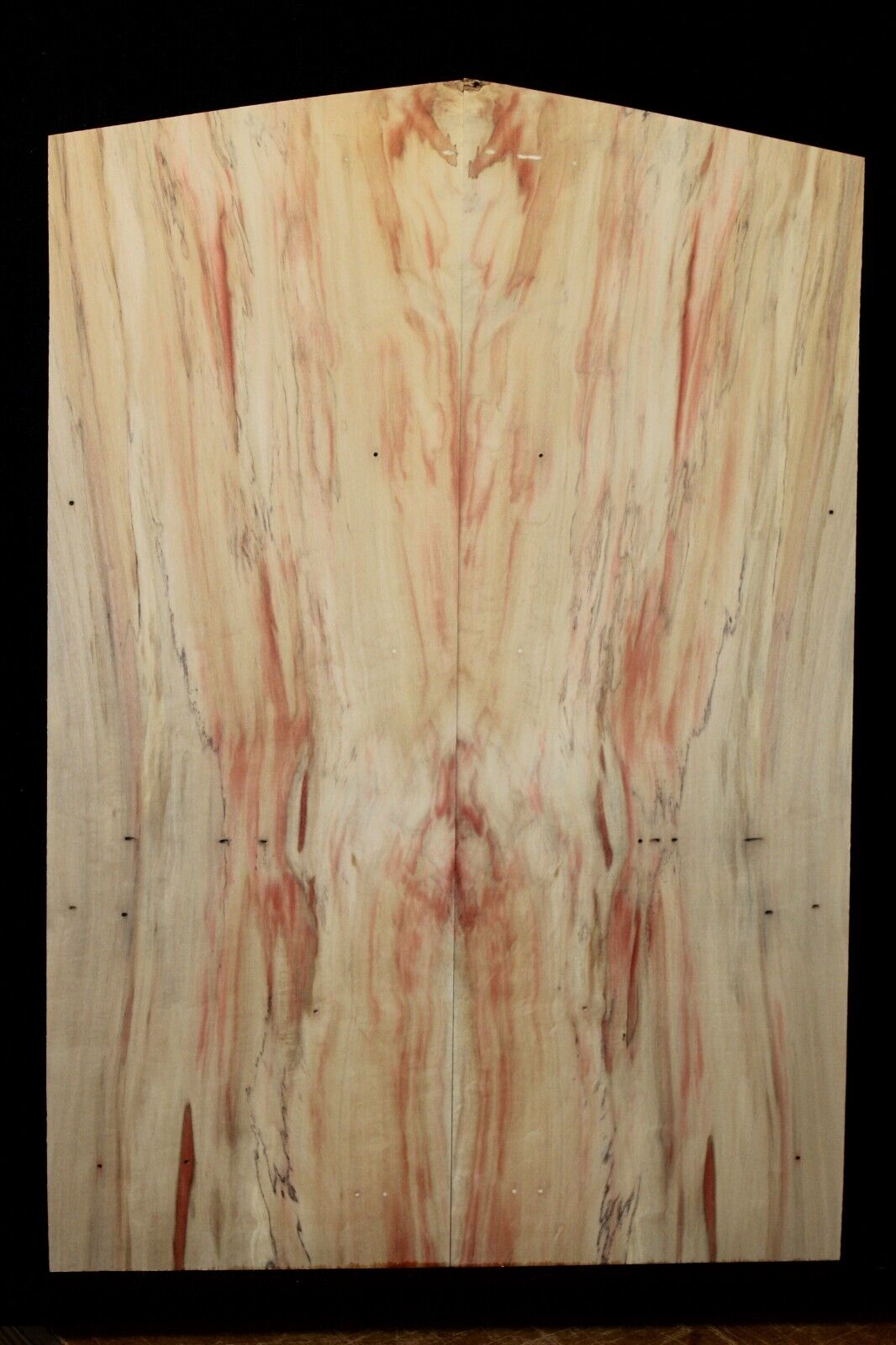 Figured box elder maple book matched guitar top. Stunning set