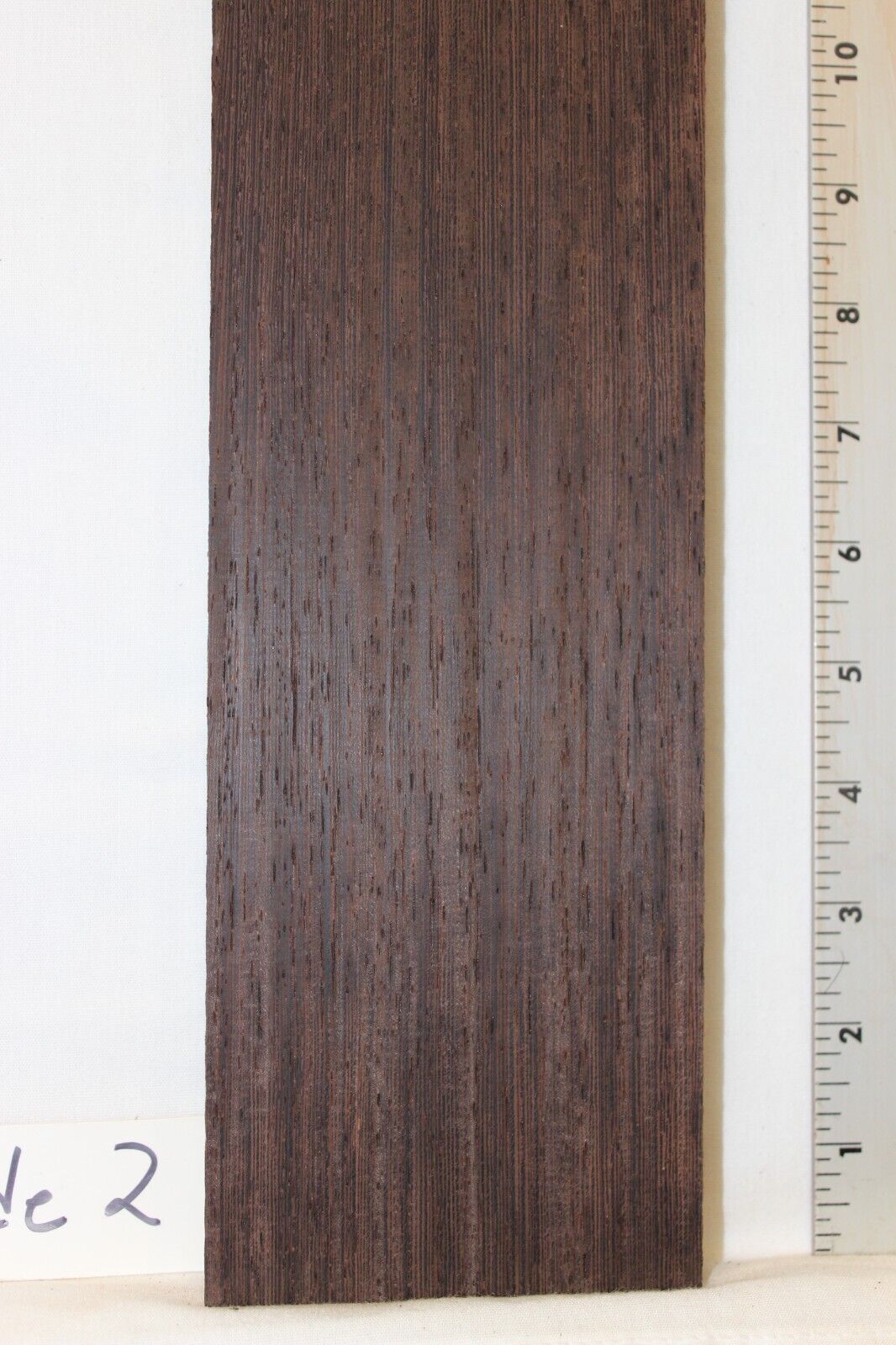Wenge guitar neck blank. Nice straight vertical grain.
