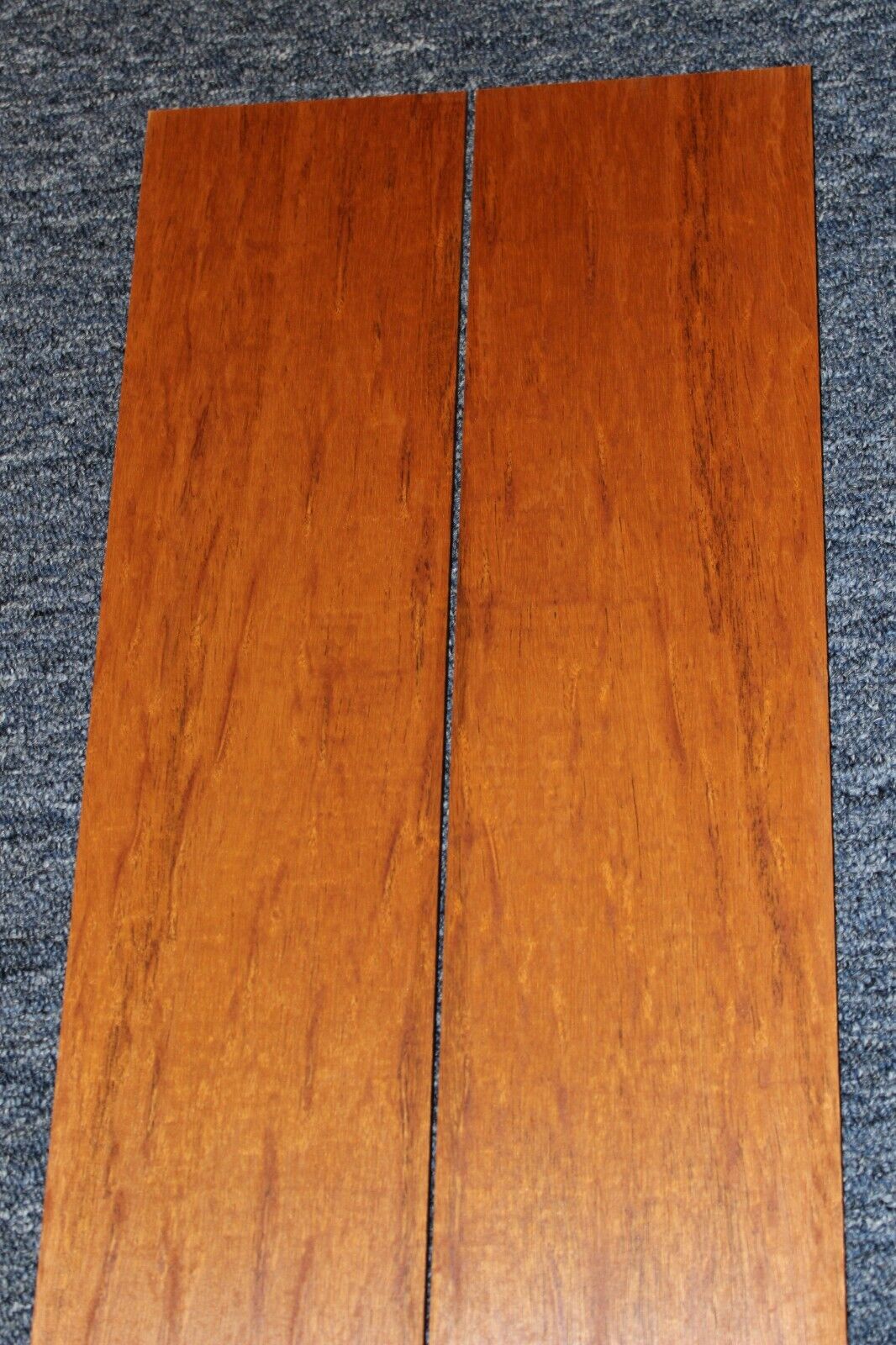 Figured genuine mahogany guitar back and side set.