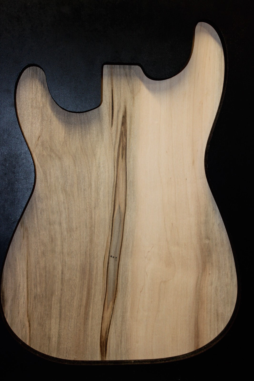 Ambrosia maple guitar body blank 1pc.