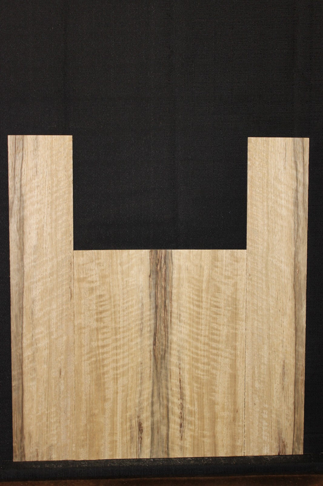 Figured limba / korina tenor ukulele back and side set.
