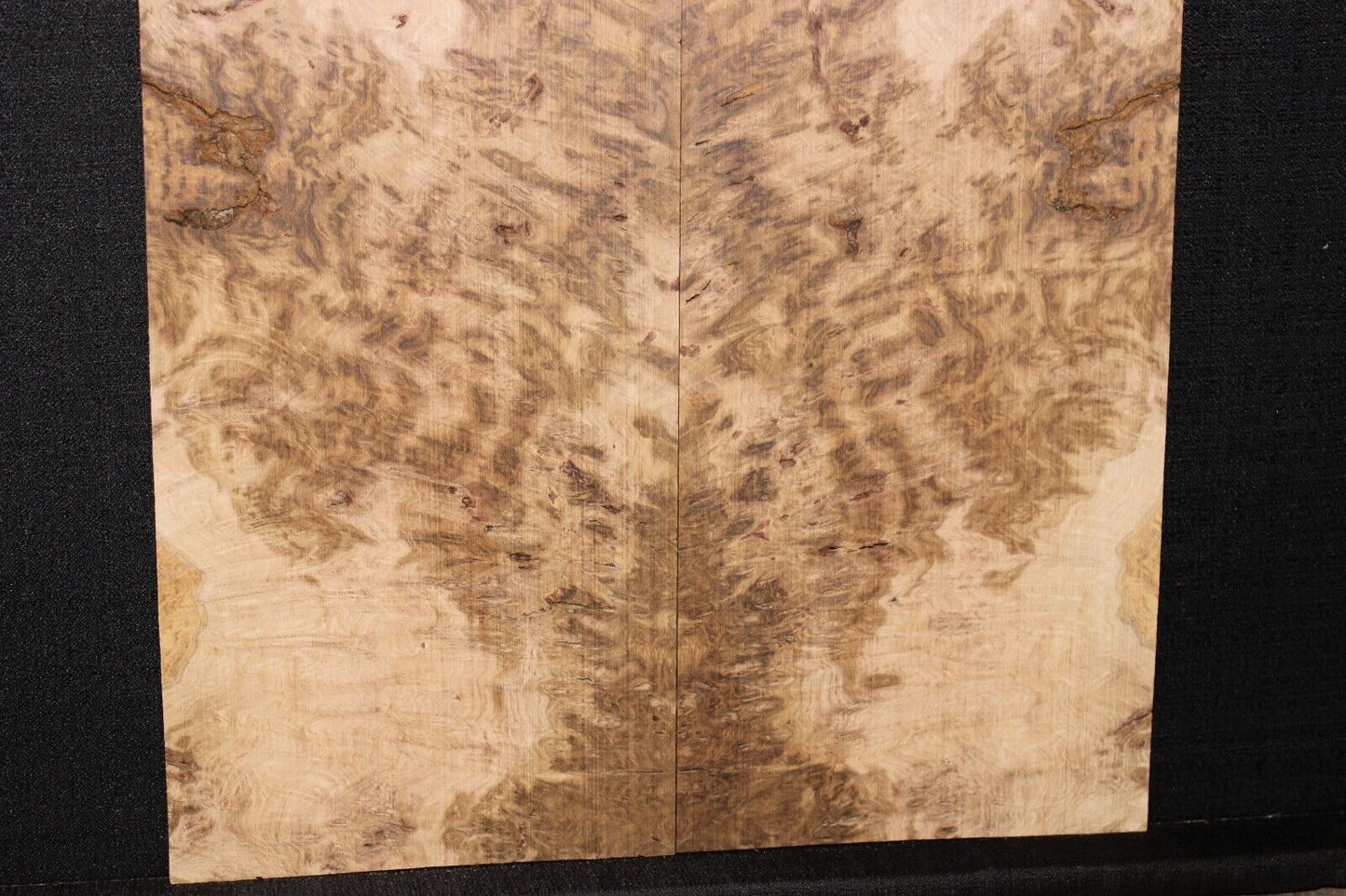 Smoked Scottish oak burl book matched guitar top. Personal stash piece.