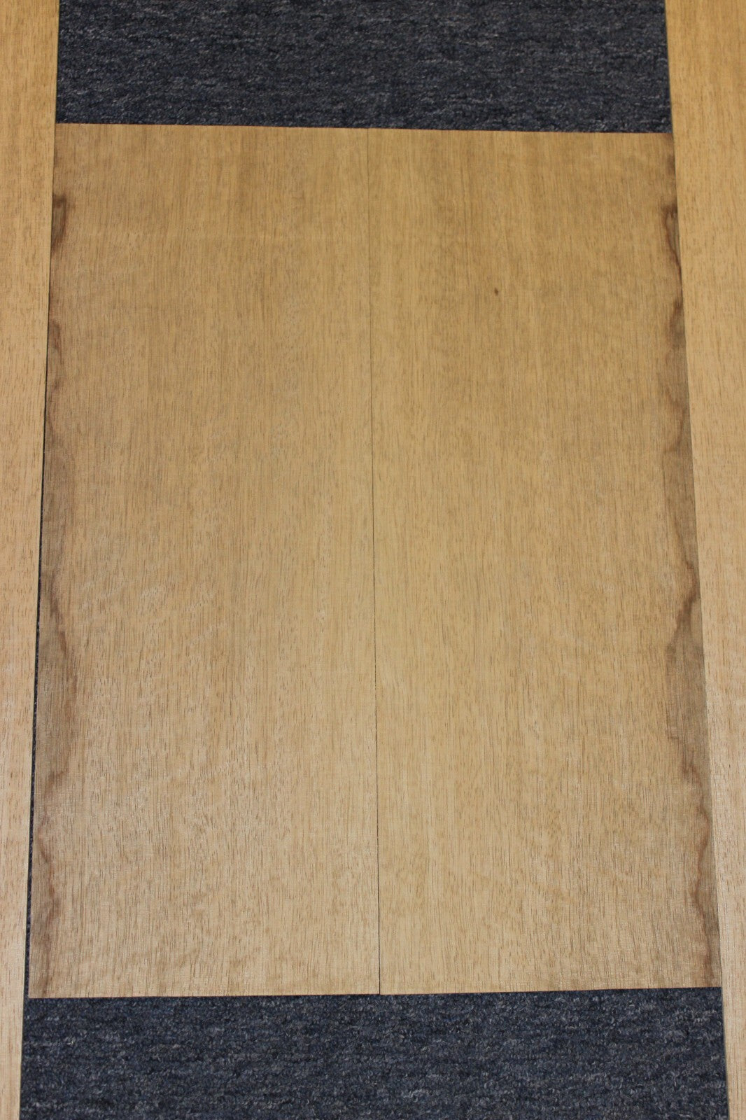 Quarter sawn white limba / korina acoustic back and side set. Dread size
