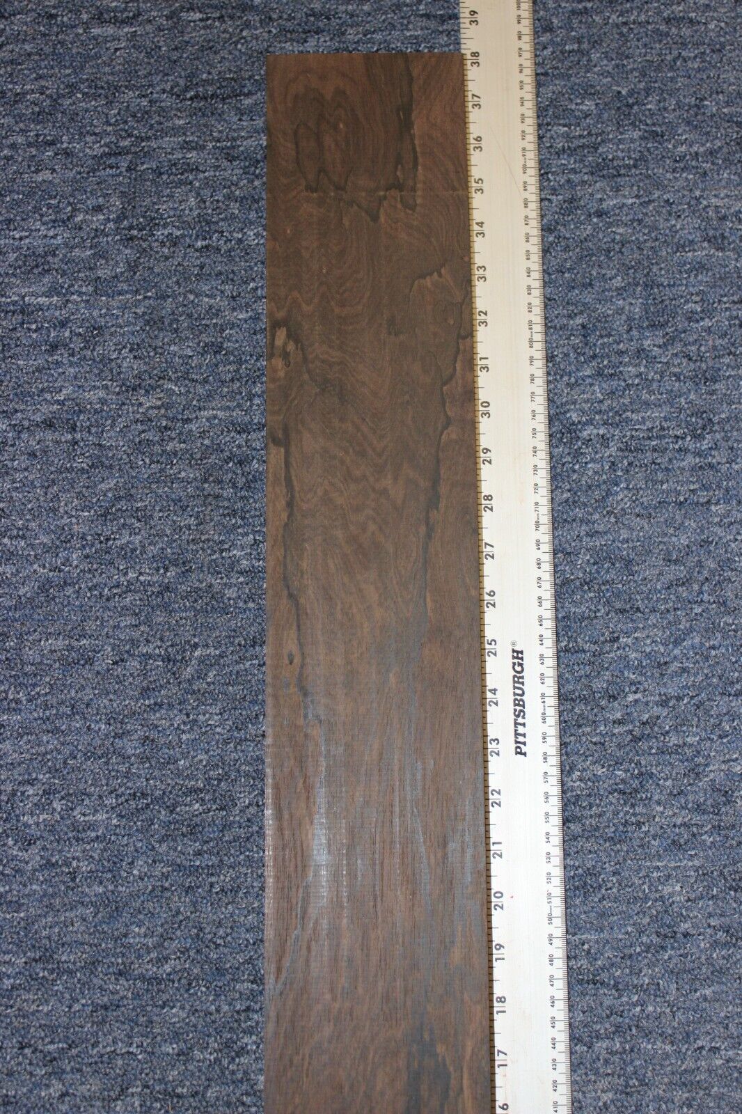 Ziricote board 37 X 4.125 X 1" flat sawn.