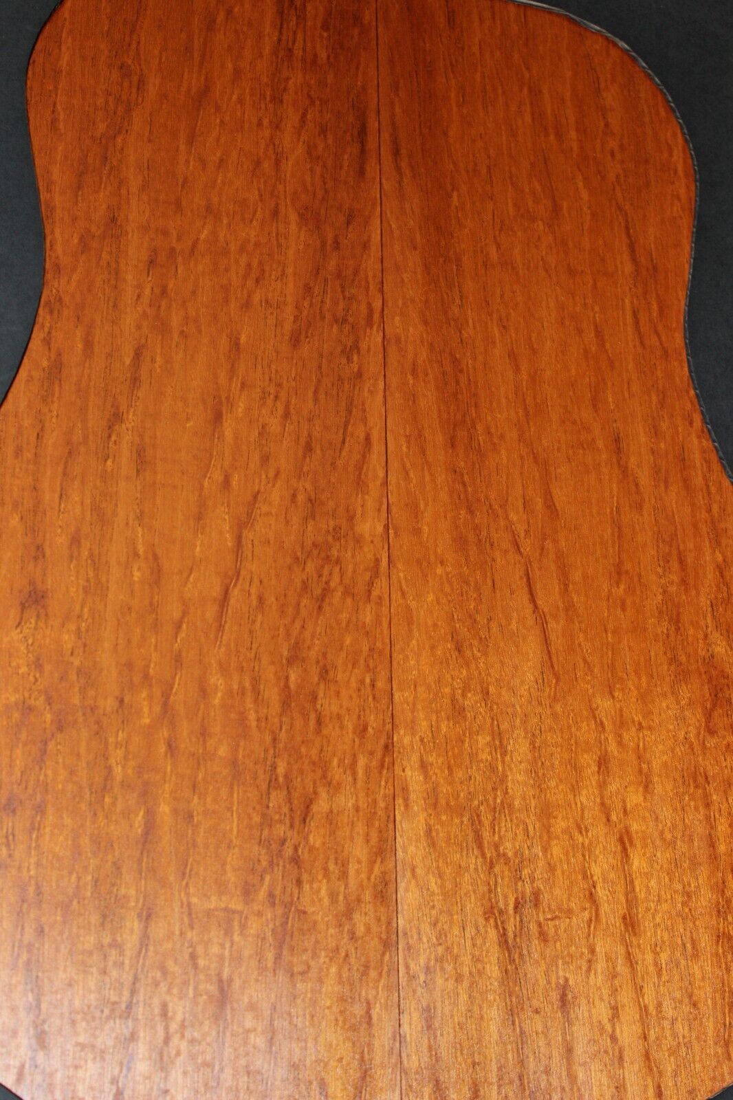 Figured genuine mahogany guitar back and side set.